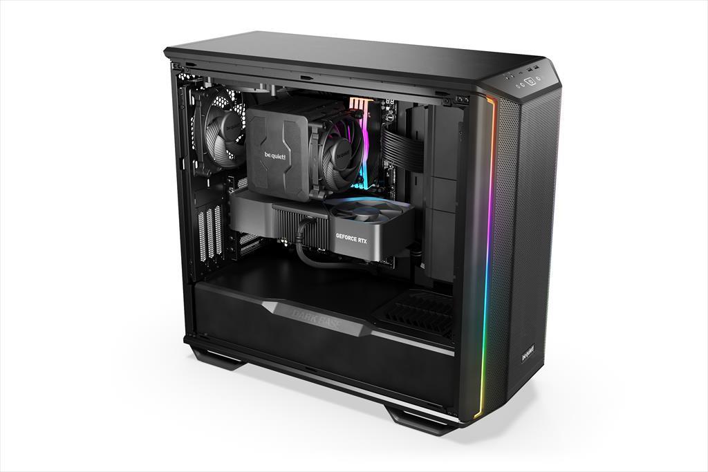 CASE BE QUIET! ATX Mid-Tower Dark Base 701, 3x140mm Silent Wings 4 PWM,Fan controller, w/WINDOW, АRGB LED illumination, Black BGW58 02454