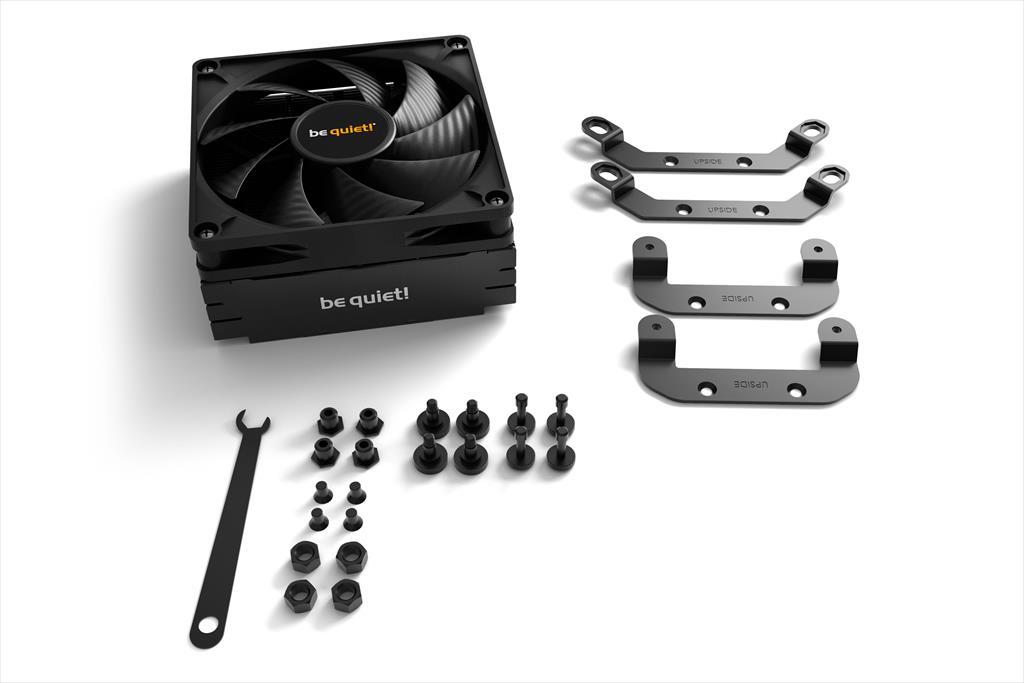 COOLERS CPU BE QUIET! PURE ROCK LP BLACK, 3 heatpipes 6mm, 92mm PWM fan, 45mm HEIGHT, TDP 100W, BK034 36496