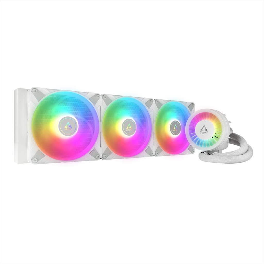 COOLERS CPU AIO ARCTIC LIQUID FREEZER III 420 White, 3x140mm P14 PWM PST A-RGB fans, ACFRE00153A 36521