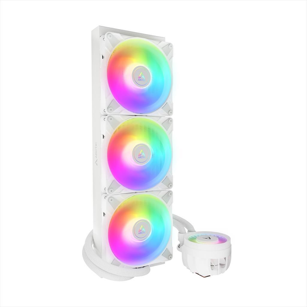 COOLERS CPU AIO ARCTIC LIQUID FREEZER III 420 White, 3x140mm P14 PWM PST A-RGB fans, ACFRE00153A 36521