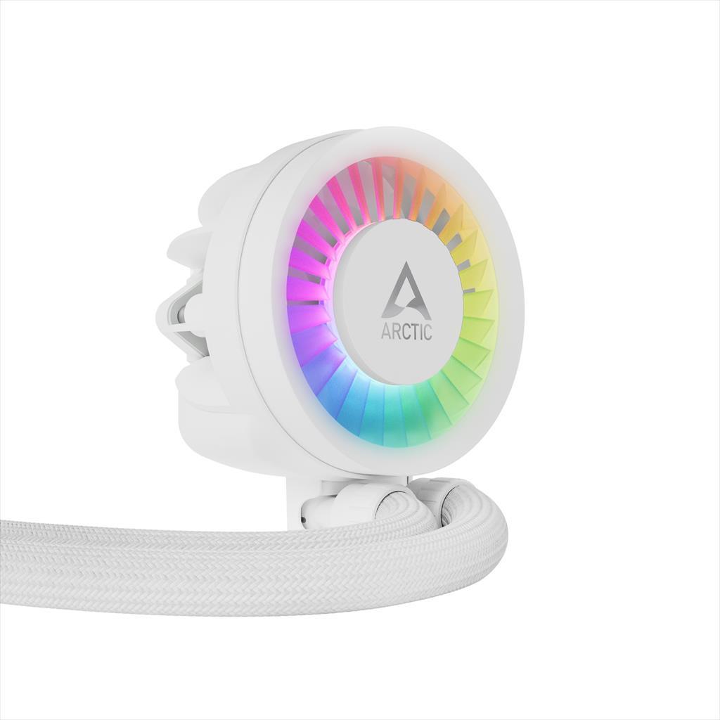 COOLERS CPU AIO ARCTIC LIQUID FREEZER III 420 White, 3x140mm P14 PWM PST A-RGB fans, ACFRE00153A 36521