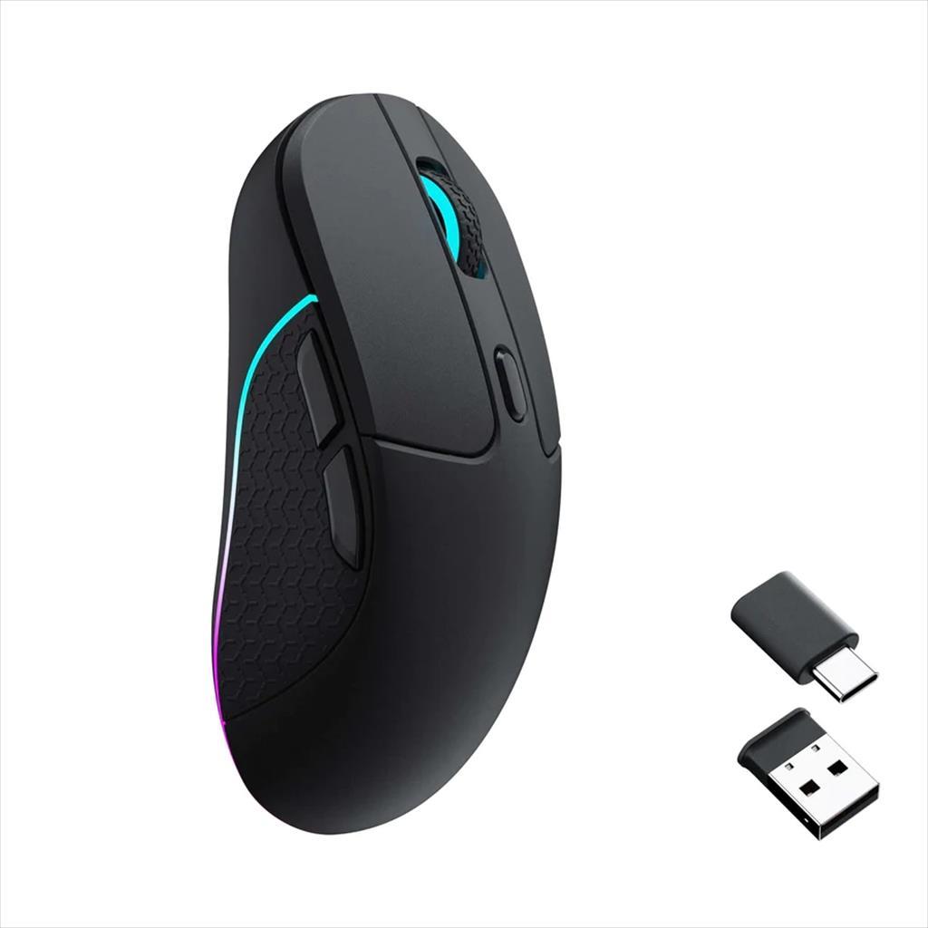 MOUSE WIRELESS USB KEYCHRON M3 4000Hz, Matte Black, w/bluetooth, 26000 DPI, M3-A4 07458