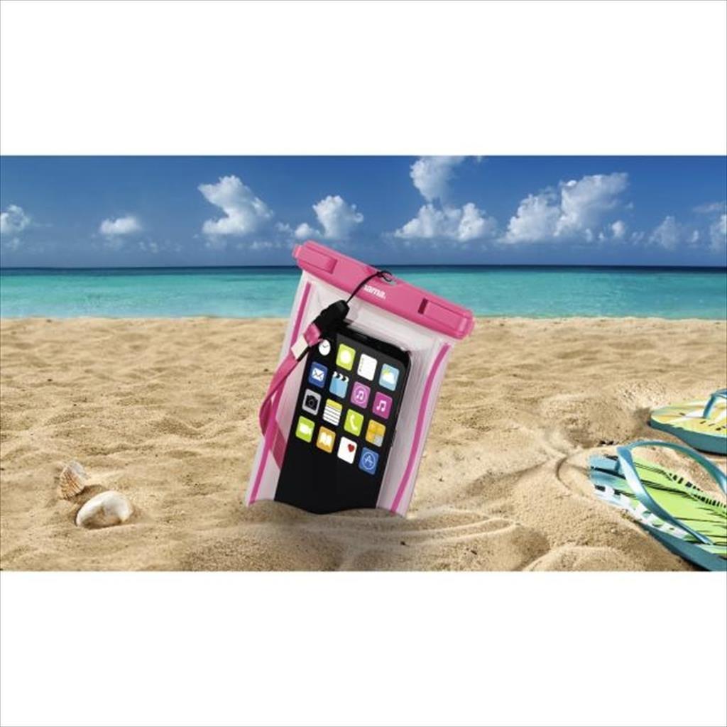 PHONE MOBILE PROTECTION CASE HAMA PLAYA WATERPROOF, Size XXL, Pink 177782 29210