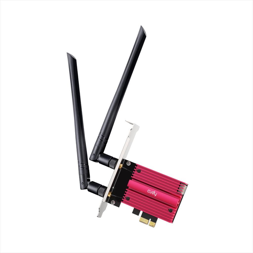 NET LAN WIRELESS PCI-E CUDY AX5400 Tri-Band WiFi 6/WiFi6E, BT 5.2, WE3000S 17487