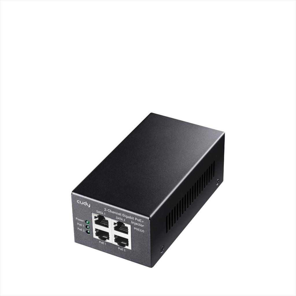 NET INJECTOR CUDY POE+/POE 2x30W POE220 17489