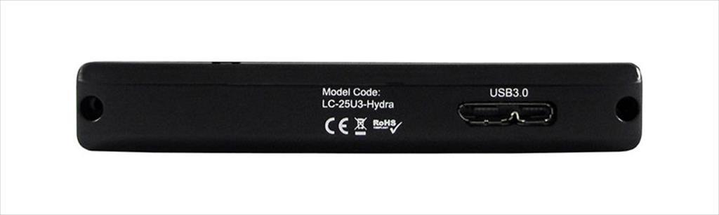 ENCLOSURE 2.5" USB 3.0 LC-POWER 25U3-HYDRA 02145