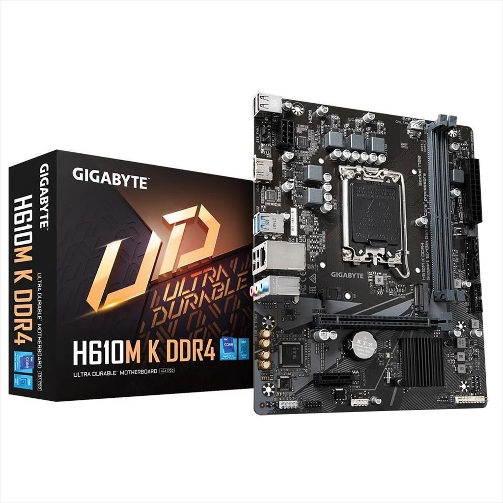 MB 1700 H610M K GIGABYTE, 2xDDR4 3200MHz, M.2, HDMI, PCIex16, PCIex1, 2xSATAIII, 4xUSB3.2Gen1,6xUSB2.0, /2 18522
