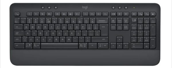 KEYBOARD WIRELESS LOGITECH K650 Logitech Bolt, w/Bluetooth, w/PalmRest, Graphite 920-010945