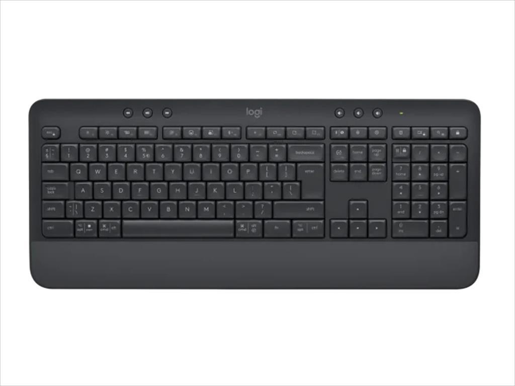 KEYBOARD WIRELESS LOGITECH K650 Logitech Bolt, w/Bluetooth, w/PalmRest, Graphite 920-010945 08660