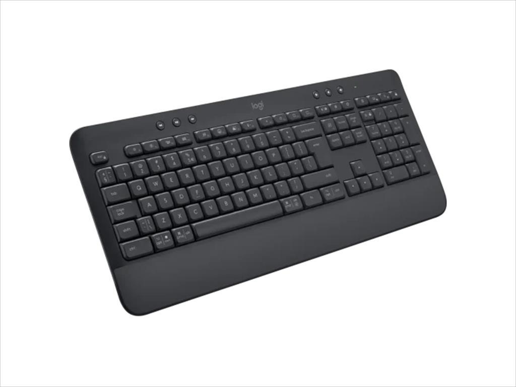 KEYBOARD WIRELESS LOGITECH K650 Logitech Bolt, w/Bluetooth, w/PalmRest, Graphite 920-010945 08660