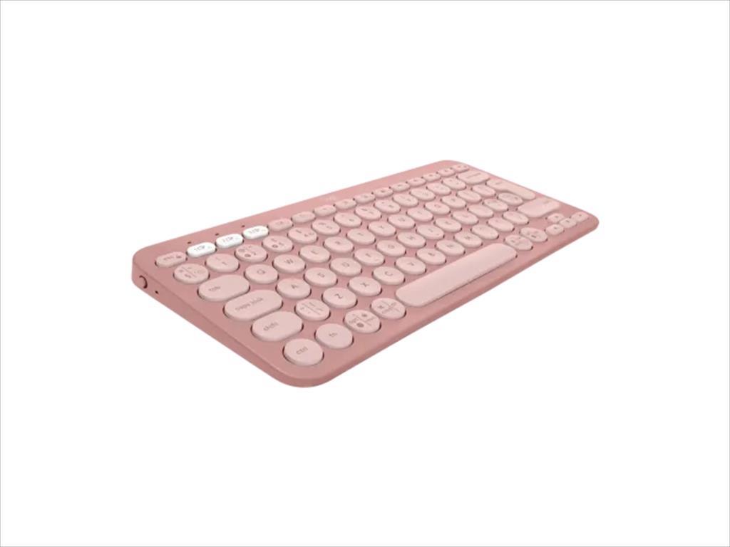 COMBO KEYBOARD AND MOUSE WIRELESS LOGITECH PEBBLE 2 COMBO Rose w/Bluetooth, Logitech Bolt, 920-012241 08665