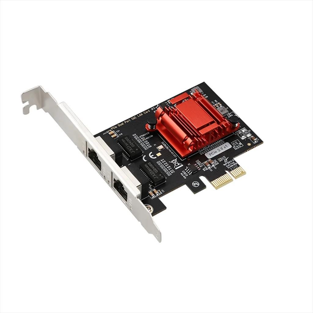 NET LAN PCIe 10/100/1000Mbs 2port server, TXA094, Chipset: Intel 82575 & 6, LP 17343