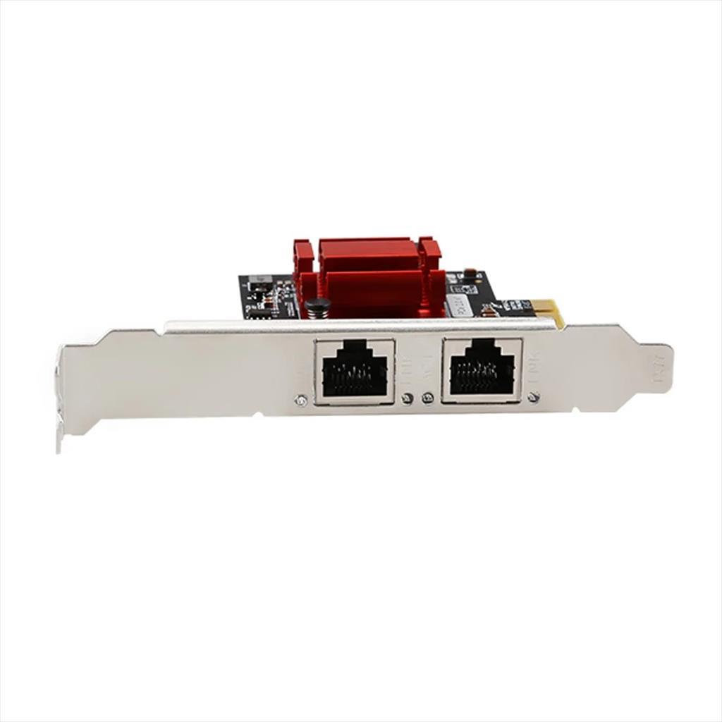 NET LAN PCIe 10/100/1000Mbs 2port server, TXA094, Chipset: Intel 82575 & 6, LP 17343