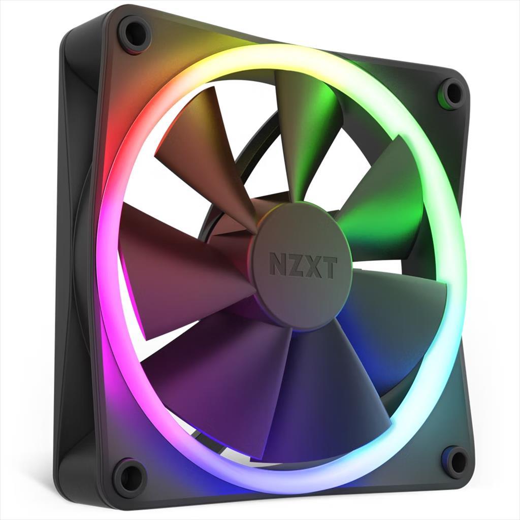 COOLERS CASE FAN 120mm NZXT F120 RGB BLACK , RF-R12SF-B1 36464