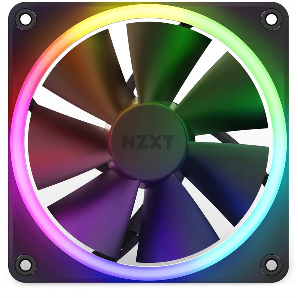 COOLERS CASE FAN 120mm NZXT F120 RGB BLACK , RF-R12SF-B1 36464