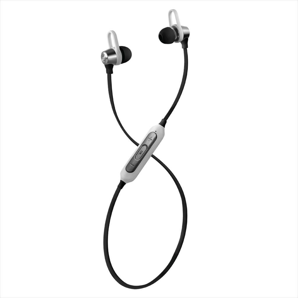 EARPHONES WIRELESS BUDS MAXELL EB-BT750 PANDA METALZ, Bluetooth w/microphone, Black/White 41318