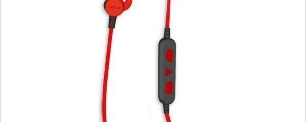 EARPHONES WIRELESS MAXELL BT100 SOLID Neckband Red, Bluetooth w/microphone