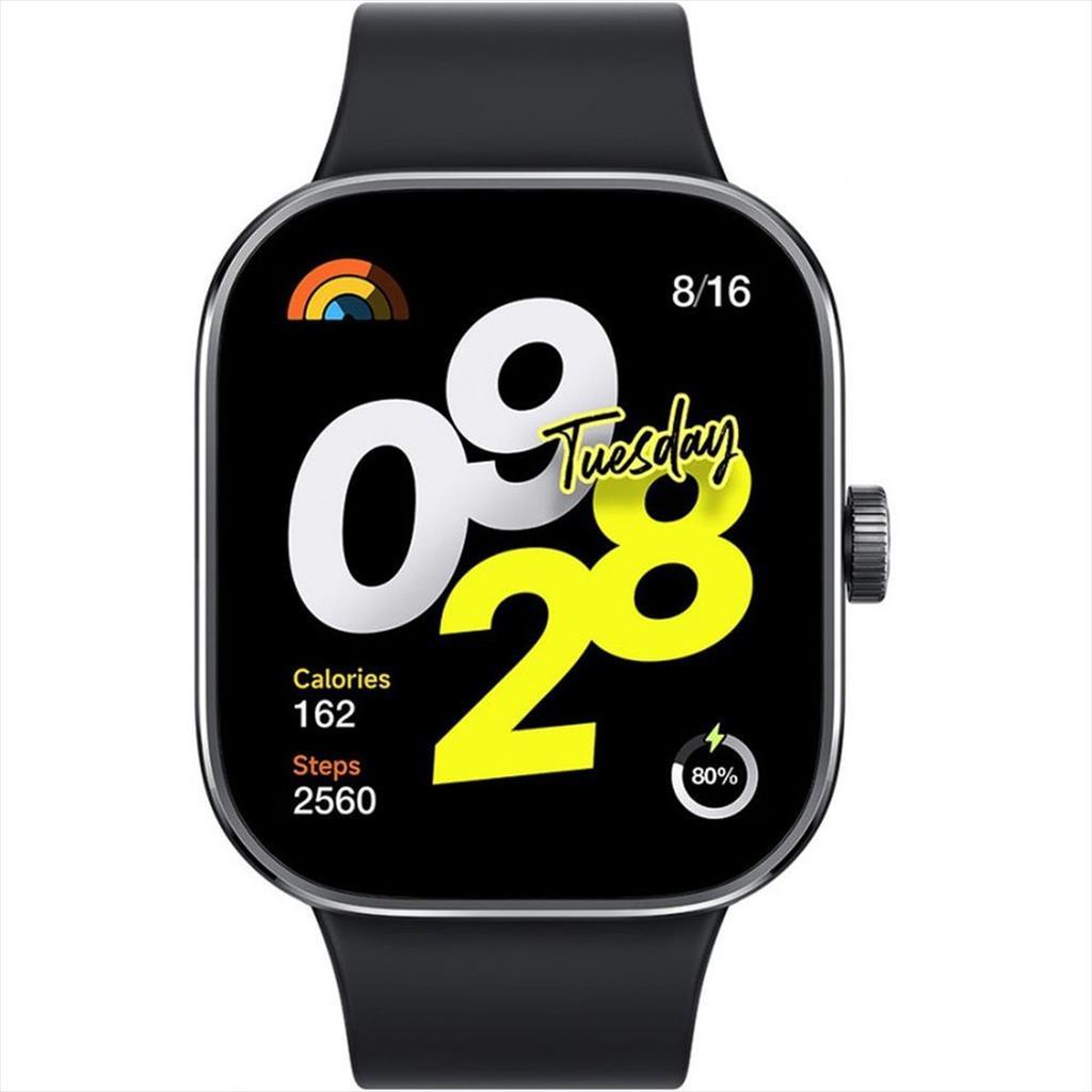 SMARTWATCH XIAOMI REDMI WATCH 4, 1.97" AMOLED display (150+ sports modes) OBSIDIAN BLACK 43118
