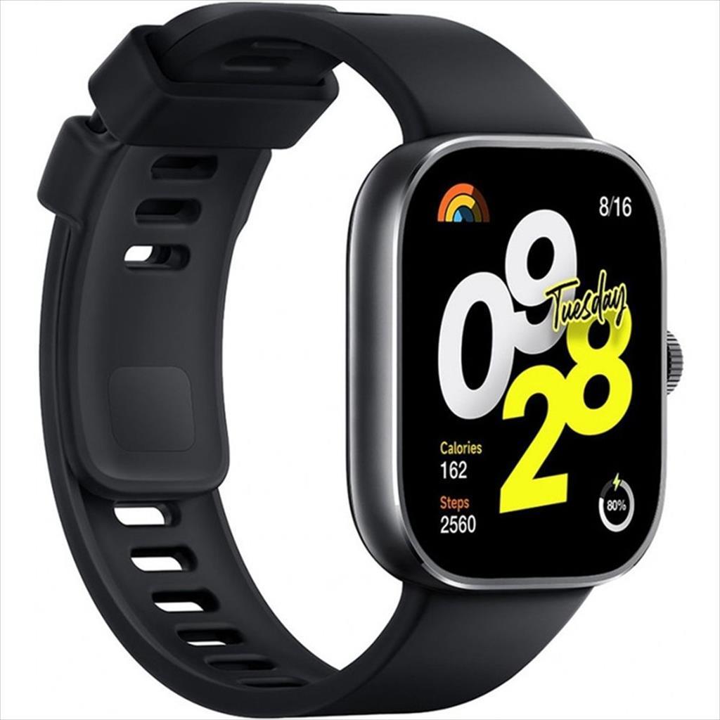 SMARTWATCH XIAOMI REDMI WATCH 4, 1.97" AMOLED display (150+ sports modes) OBSIDIAN BLACK 43118