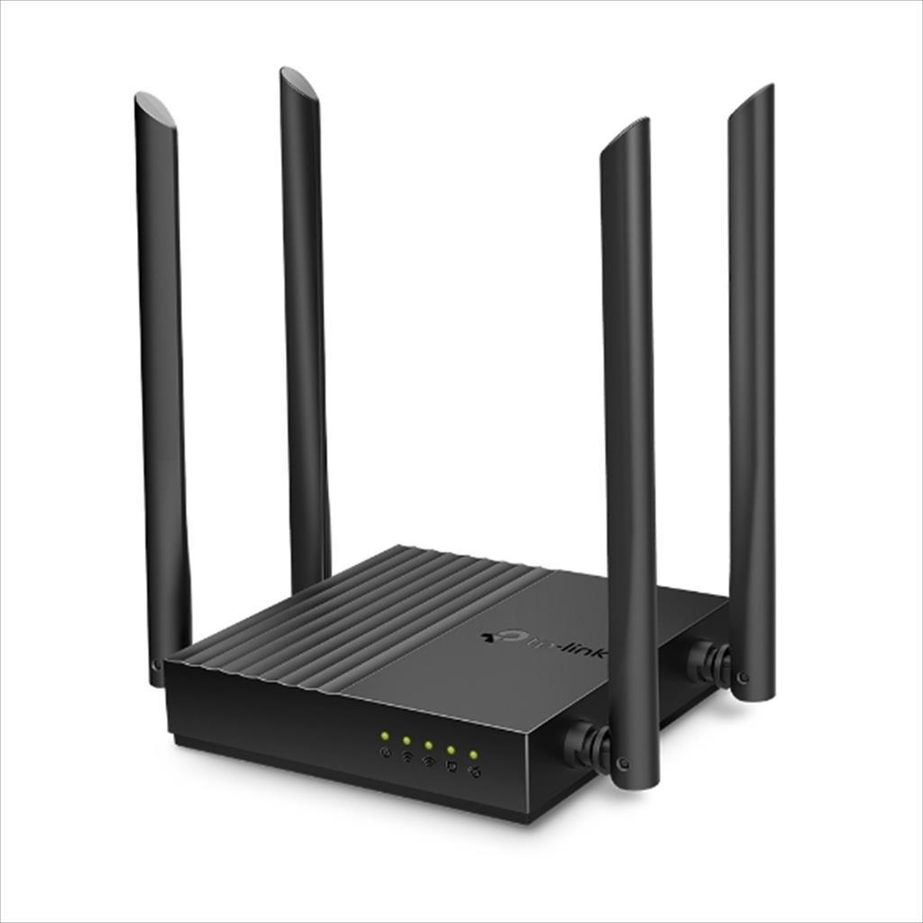 NET ROUTER WIRELESS TP-LINK ARCHER C64, AC1200, Dual Band, 5× Gb ports, 5GHz 17514