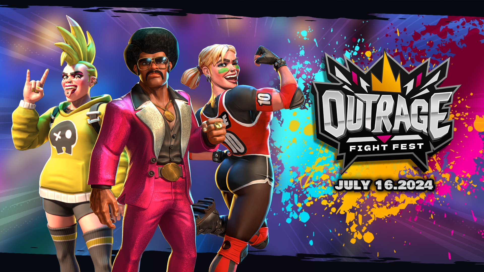 OutRage: Fight Fest е откачена боречка игра помеѓу 16 играчи
