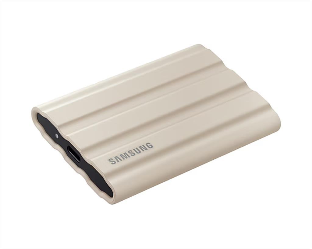 EXTERNAL SSD SAMSUNG T7 Shield 1TB USB 3.2 Gen2 Beige, MU-PE1T0K/EU 04799