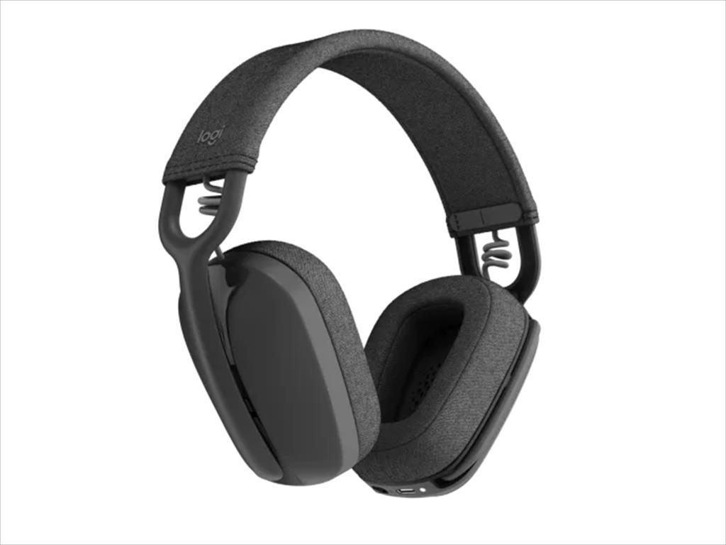 HEADPHONES WIRELESS LOGITECH Zone VIBE 100 Graphite, lightweight Bluetooth w/microphone 981-001213 41337