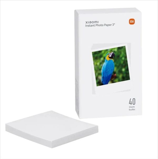 Photo paper instant xiaomi mi 1s 3", x40 sheets