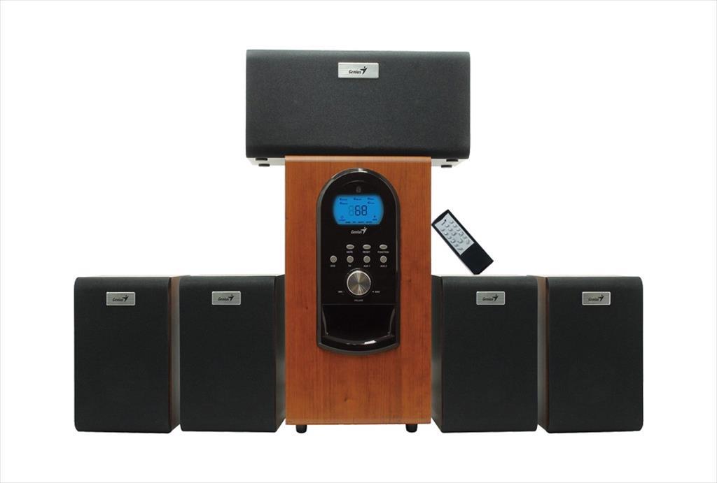 SPEAKERS 5.1 GENIUS SW-HF5.1 6000II, WOOD (200W) 28183