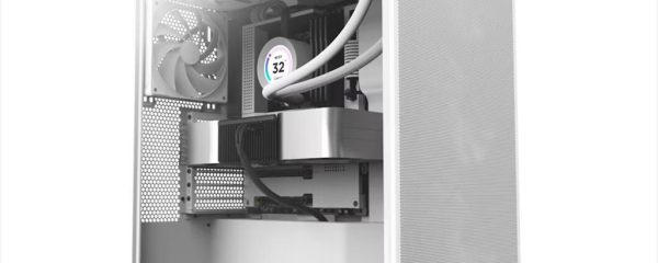 CASE NZXT E-ATX Mid-Tower H7 FLOW (2024) w/WINDOW Front & top MESH 3xF120Q Quiet fans, USB 3.2 type-C, 2xUSB 3.2 type A, Matte White CM-H72FW-01