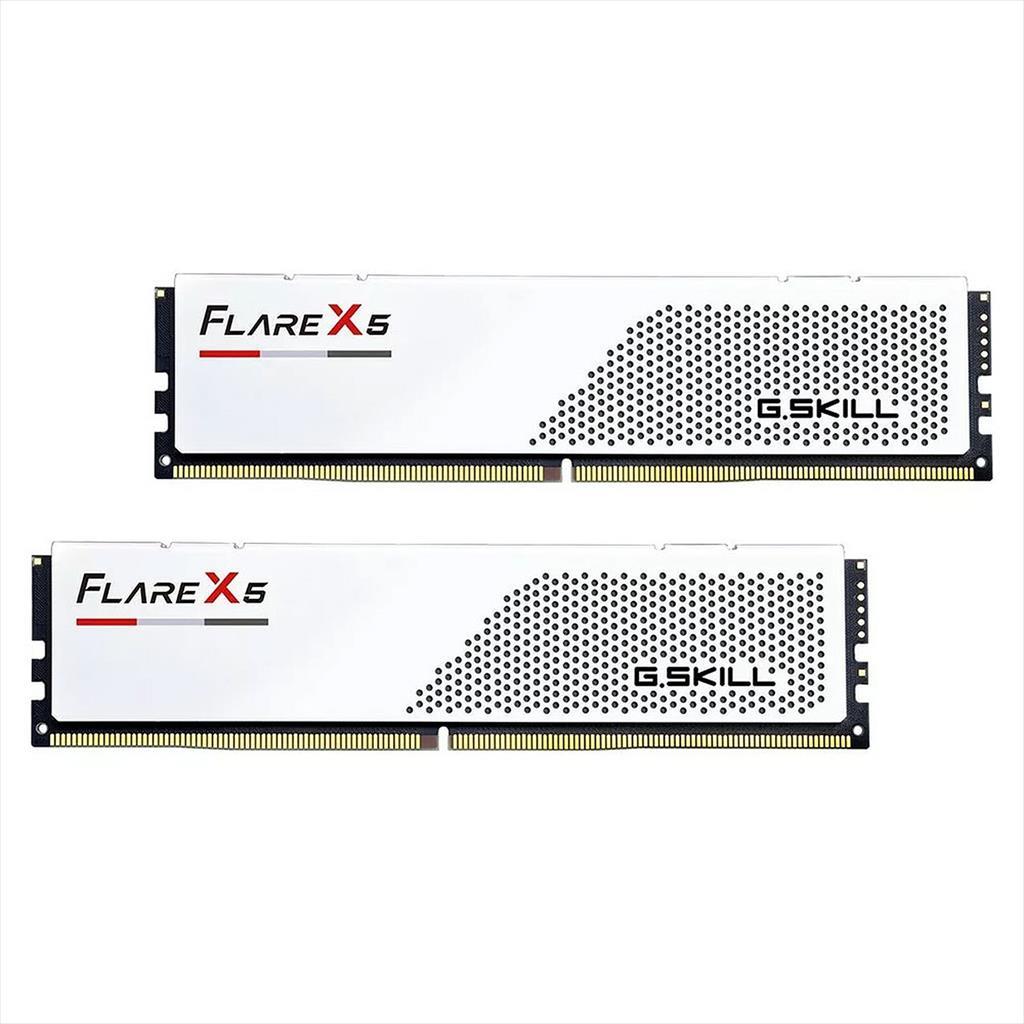 RAM DDR5 32GB(2x16GB) 6400MHz CL32 G.SKILL Flare X5 AMD EXPO matte white F5-6400J3240G16GX2-FX5W 03627