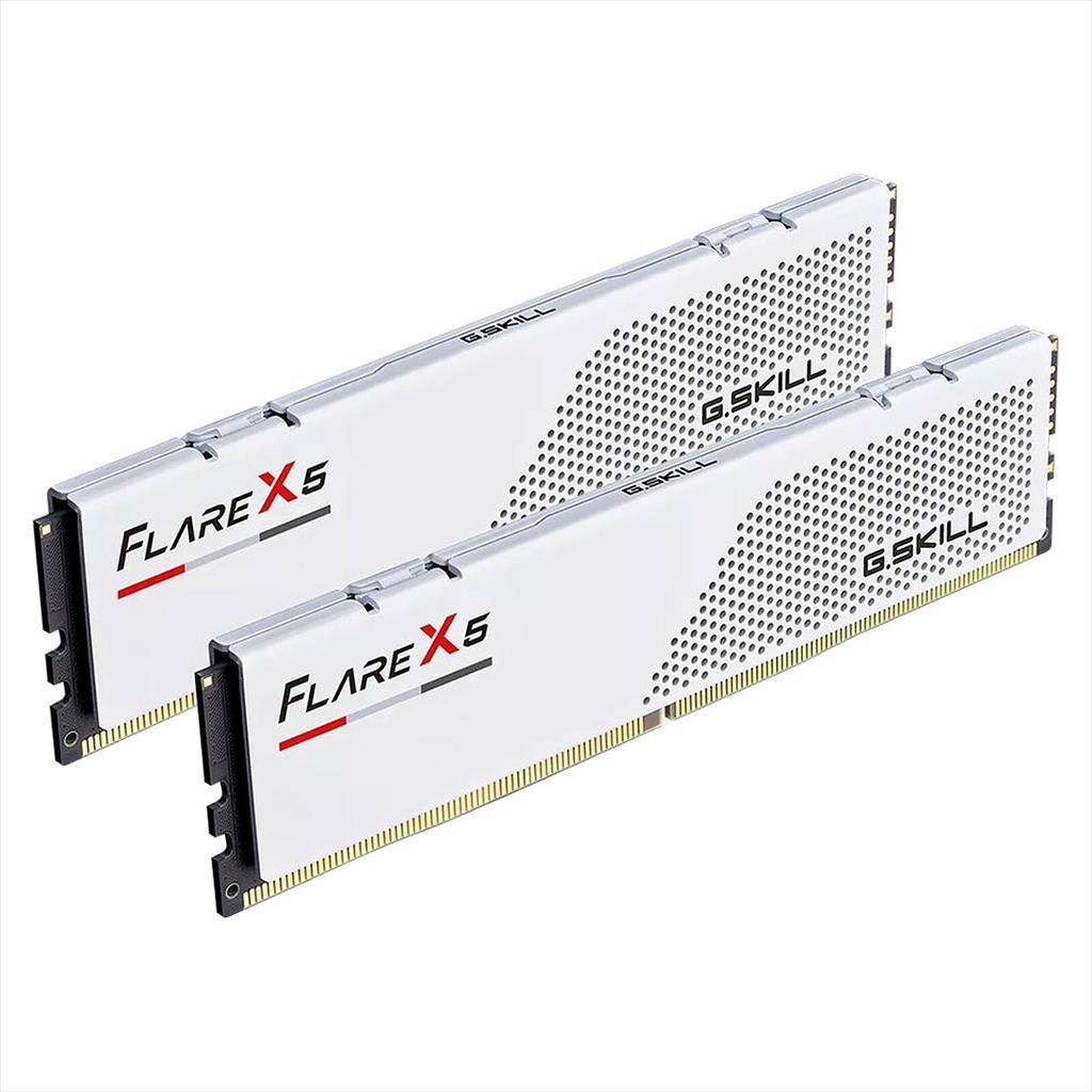 RAM DDR5 32GB(2x16GB) 6400MHz CL32 G.SKILL Flare X5 AMD EXPO matte white F5-6400J3240G16GX2-FX5W 03627