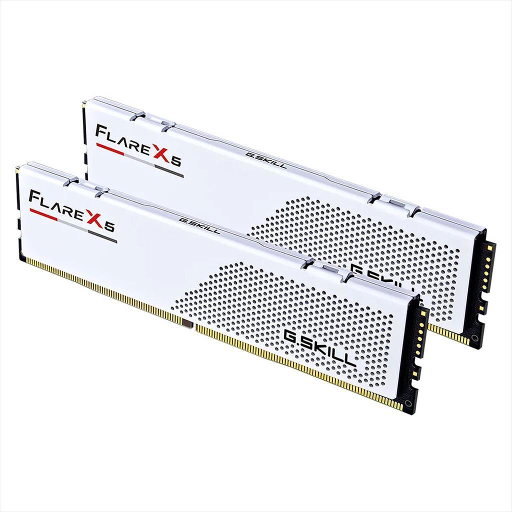 RAM DDR5 32GB(2x16GB) 6400MHz CL32 G.SKILL Flare X5 AMD EXPO matte white F5-6400J3240G16GX2-FX5W 03627