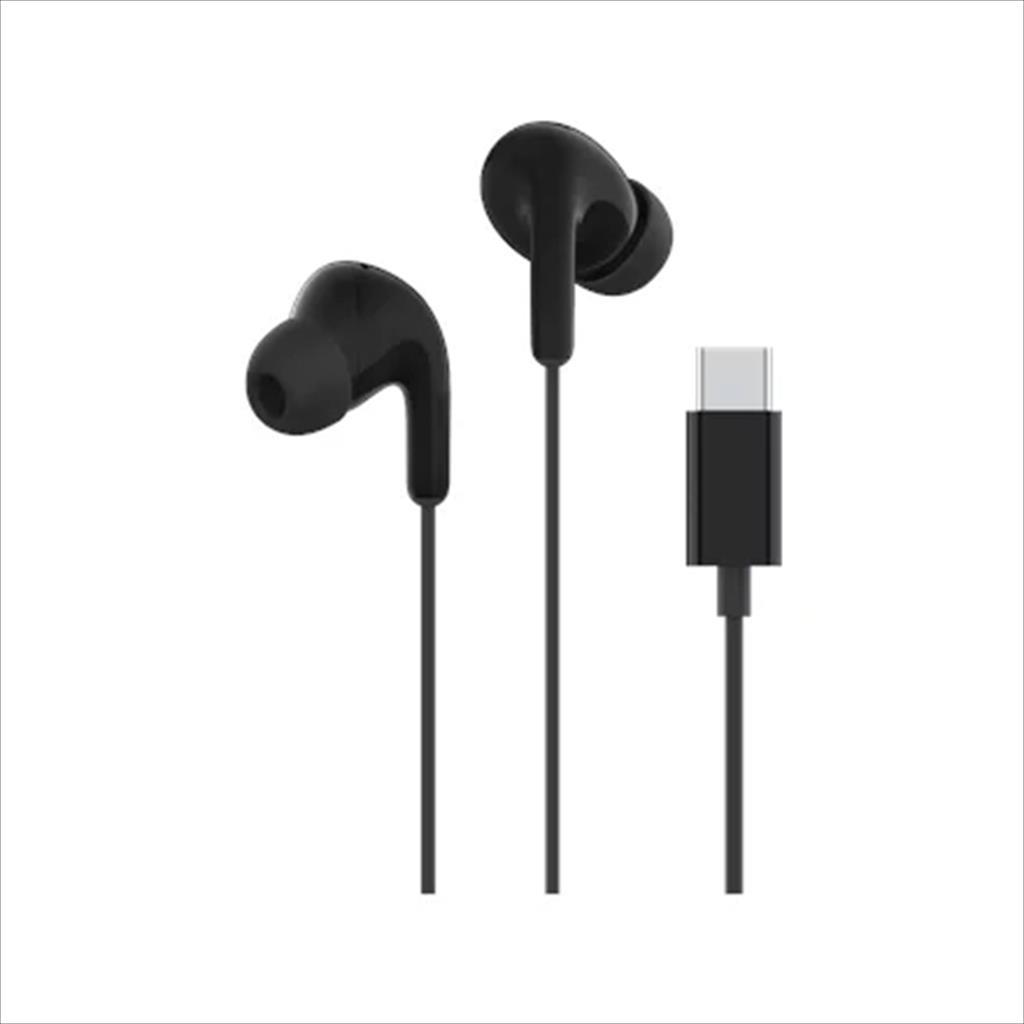 EARPHONES XIAOMI w/microphone, Type-C, Black 41357