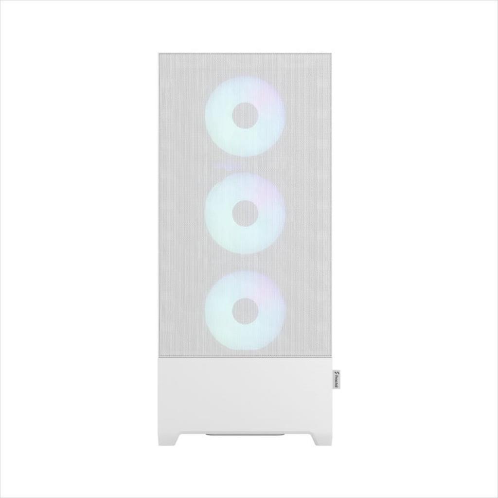 CASE FRACTAL DESIGN E-ATX Mid-Tower Pop XL Air RGB White, 4x120mm Aspect 12 RGB, w/WINDOW, Front Mesh, FD-C-POR1X-01 02534