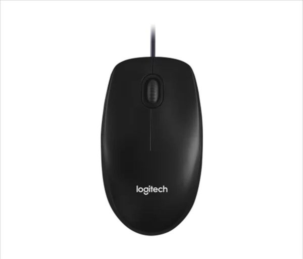 Mouse wired usb logitech m100 black, 910-006652