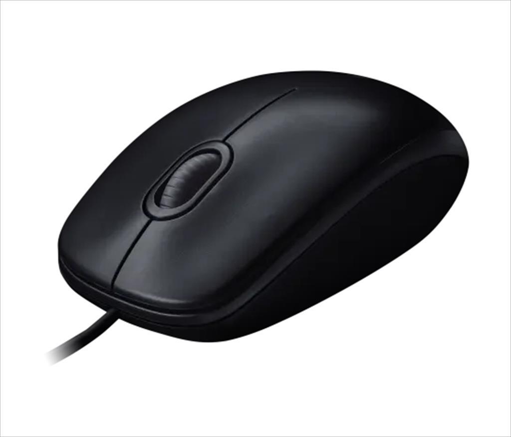 MOUSE WIRED USB LOGITECH M100 black, 910-006652 07502