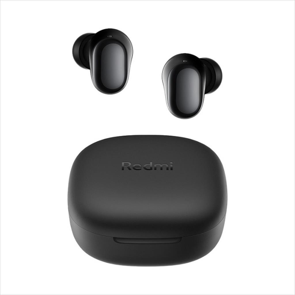 EARPHONES WIRELESS XIAOMI Redmi Buds 6 PLAY BLUETOOTH w/microphone, BLACK 41372