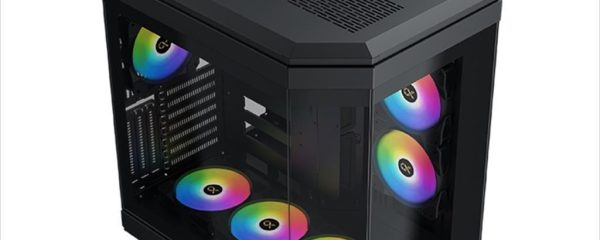 CASE XIGMATEK ATX mid-Tower CUBI BLACK w/3xTG, 6x120mm Z20A ARGB Galaxy II Fan Control Kit,USB type C, EN41938
