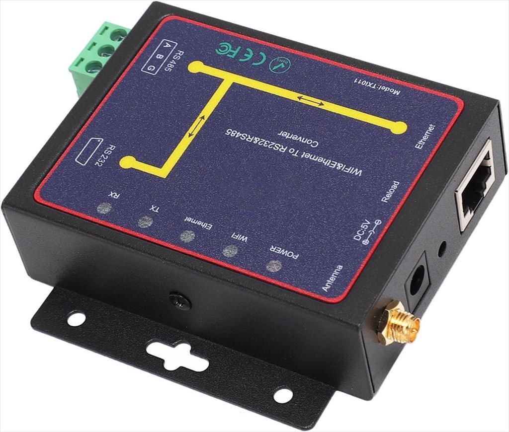CONVERTOR WiFi TO RS232/RS485, DIEWU TXI011, Bi Directional, Chipset: TXIC/TX011 35290
