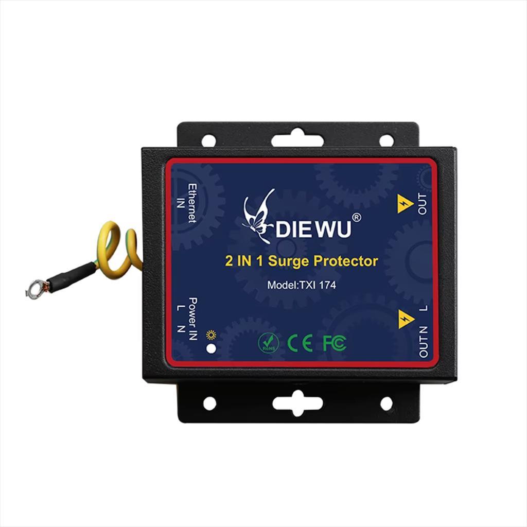 NET SURGE PROTECTOR Gigabit Network AC220V DIEWU TXI174 17581