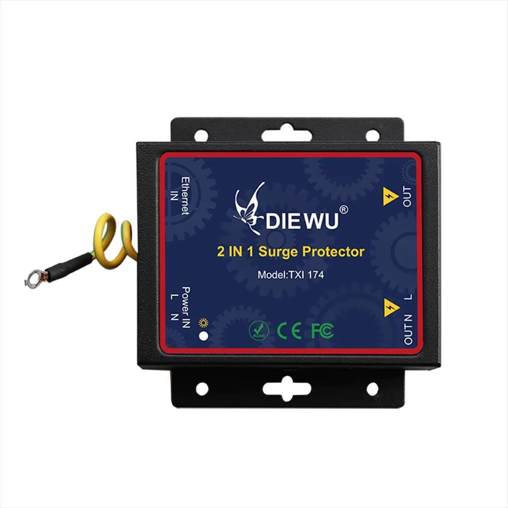 NET SURGE PROTECTOR Gigabit Network AC220V DIEWU TXI174 17581