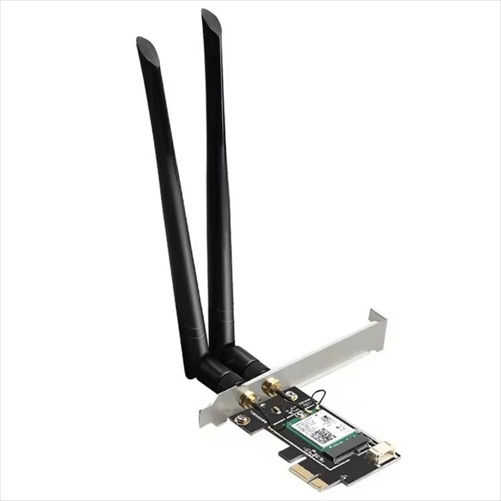 NET LAN WIRELESS PCI-E 3000Mbs Dual Band WiFi 6 DIEWU TXA076 Chipset: Intel/ AS200 17571