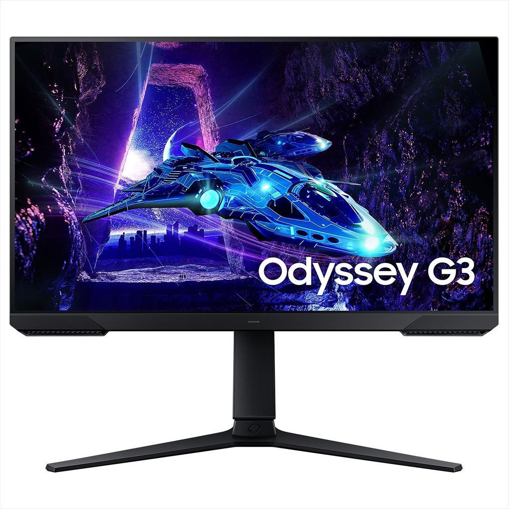 MONITOR 24" SAMSUNG ODYSSEY G3 S24DG300EU, 180Hz, 1920x1080, DP, HDMI, VA 16:9, PIVOT, AMD FreeSync, Black 06442