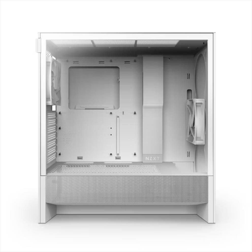 CASE NZXT E-ATX Mid-Tower H5 FLOW (2024) w/Mesh Front & top MESH 2xF120Q, USB 3.2 type-C, 1xUSB 3.2 type A, Matte White CC-H52FW-01 02565
