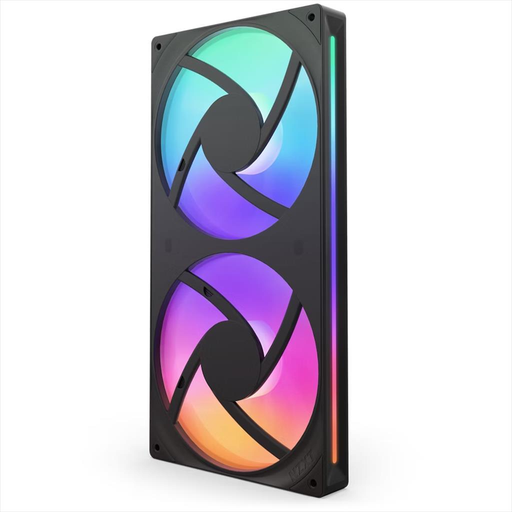 COOLERS CASE FAN 280mm NZXT F280 SINGLE FRAME RGB CORE Black PWM, 2.000 RPM, RF-U28HF-B1 36640