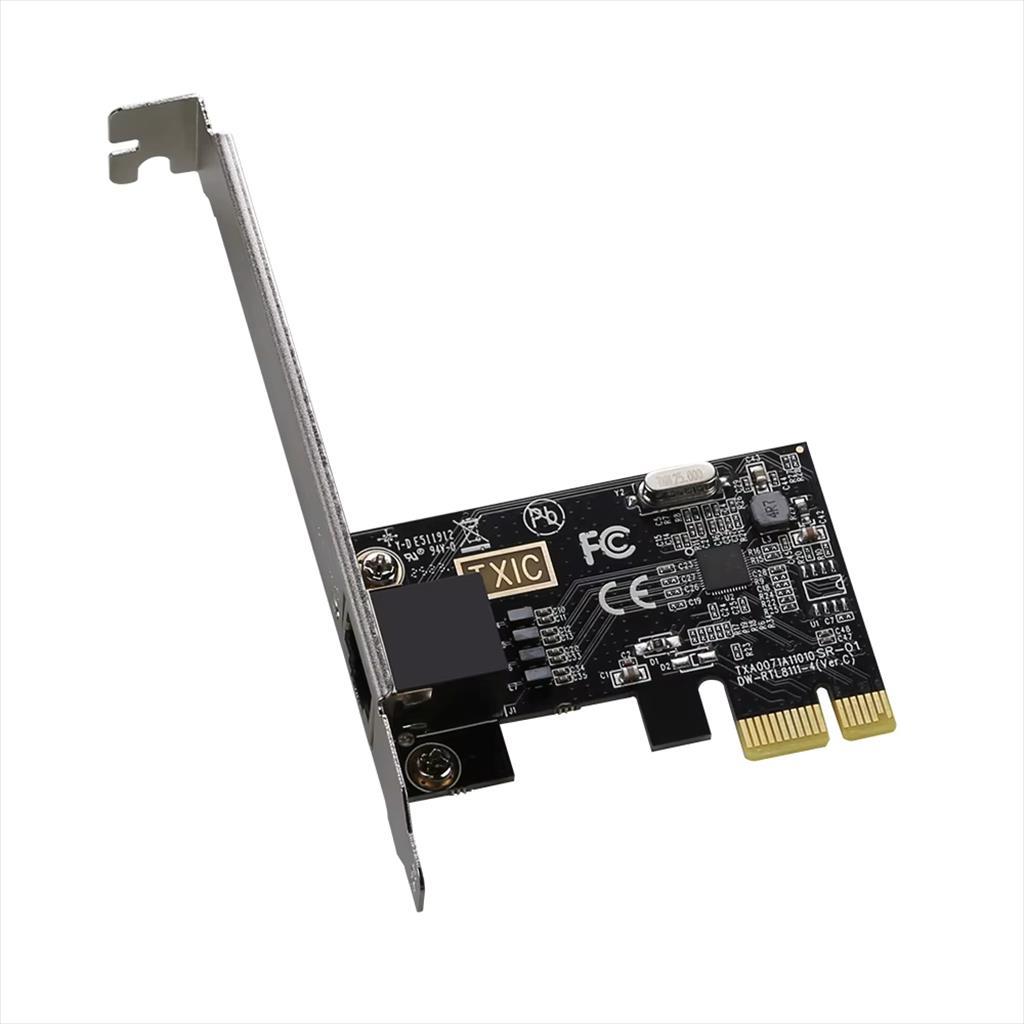 NET LAN PCIe 10/100/1000Mbs, DIEWU TXA007, Chipset: RTL8111F, LP 17562