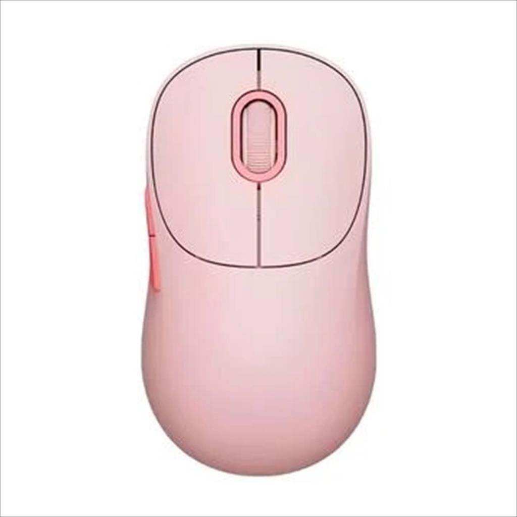 MOUSE WIRELESS USB XIAOMI MOUSE 3 PINK Silent w/Dual 2.4GHz and Bluetooth (3 device) 07521