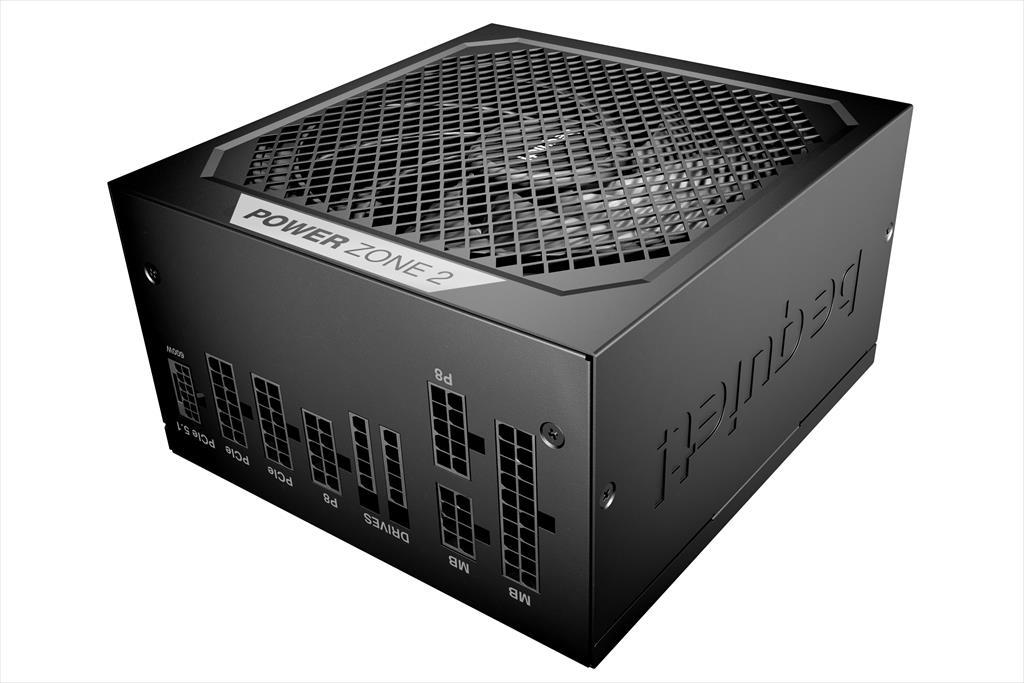 PSU 750W BE QUIET! POWER ZONE 2 80 Plus PLATINUM FULL MODULAR, w/ 90° angled 12V-2x6, BP006EU 26314