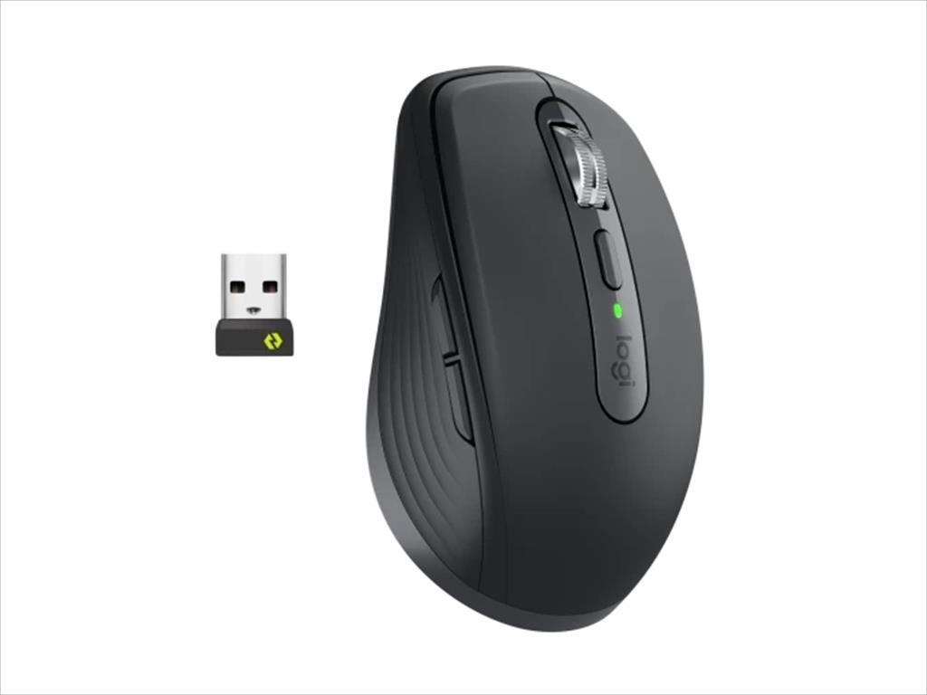 MOUSE WIRELESS USB LOGITECH MX Anywhere 3S for bussiness w/Bluetooth Multi-device graphite, Bolt, 910-006958 07539